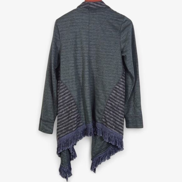 Anthropologie Saturday Sunday Cardigan Green Black L Minimalist Renaissance - Picture 3 of 12